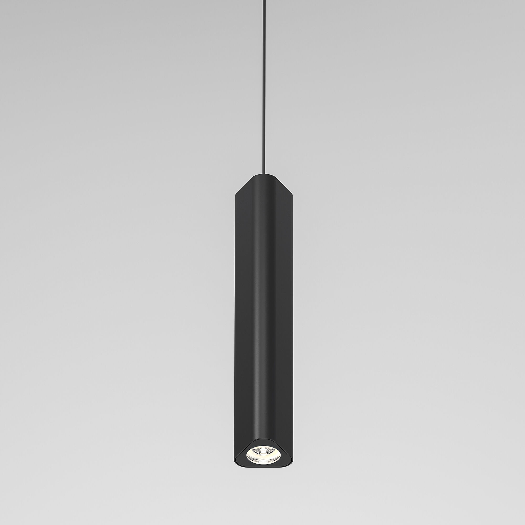 Светильник подвесной светодиодный Trio 12W 4000K  черный 50310 LED