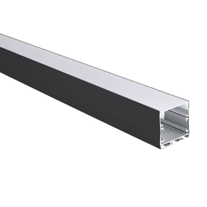 Профиль PAL 3535-BLACK (комплект) накладной 2м анод.