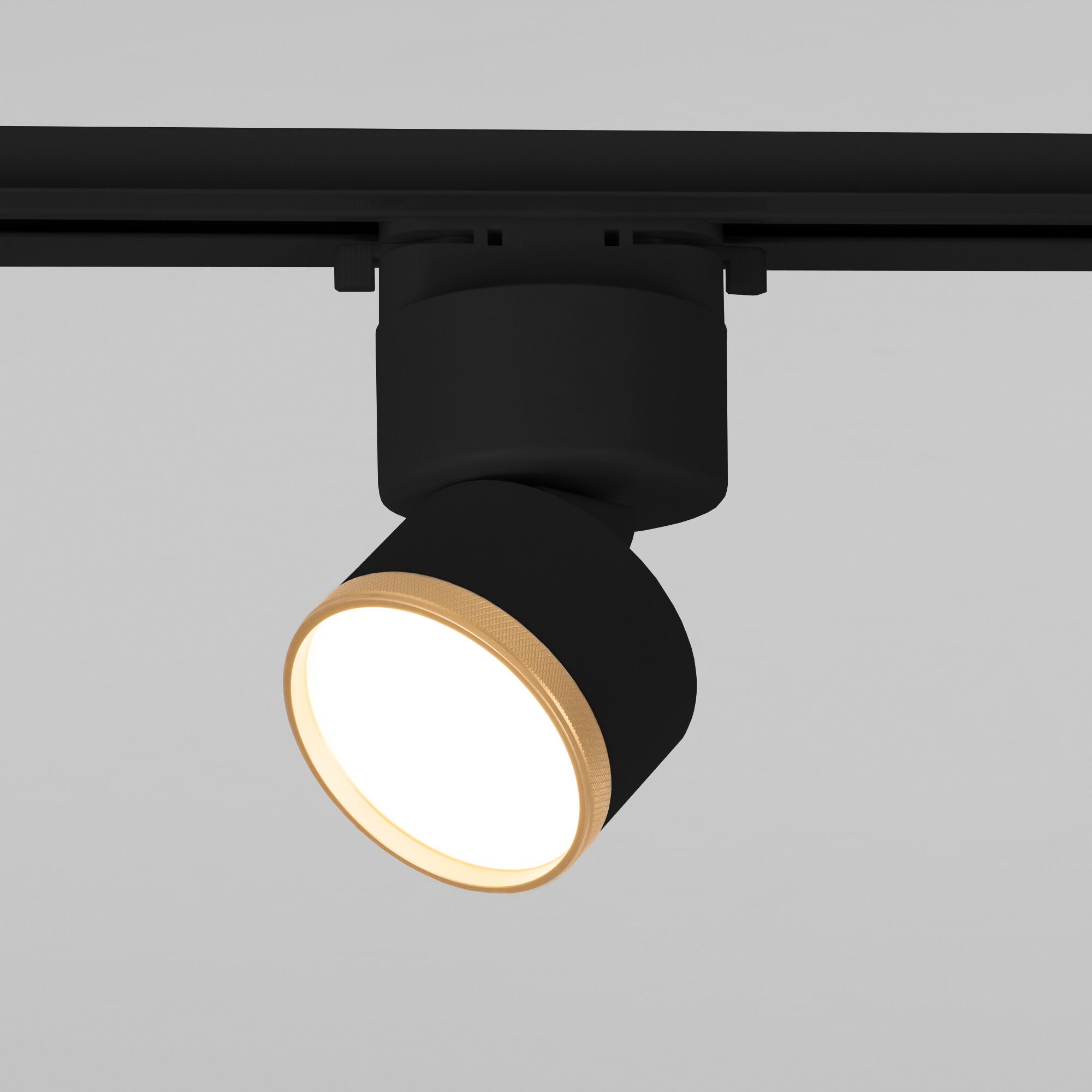 Basic System Трековый светильник 10W 4200K Impact чёрный матовый/золото 85514/01