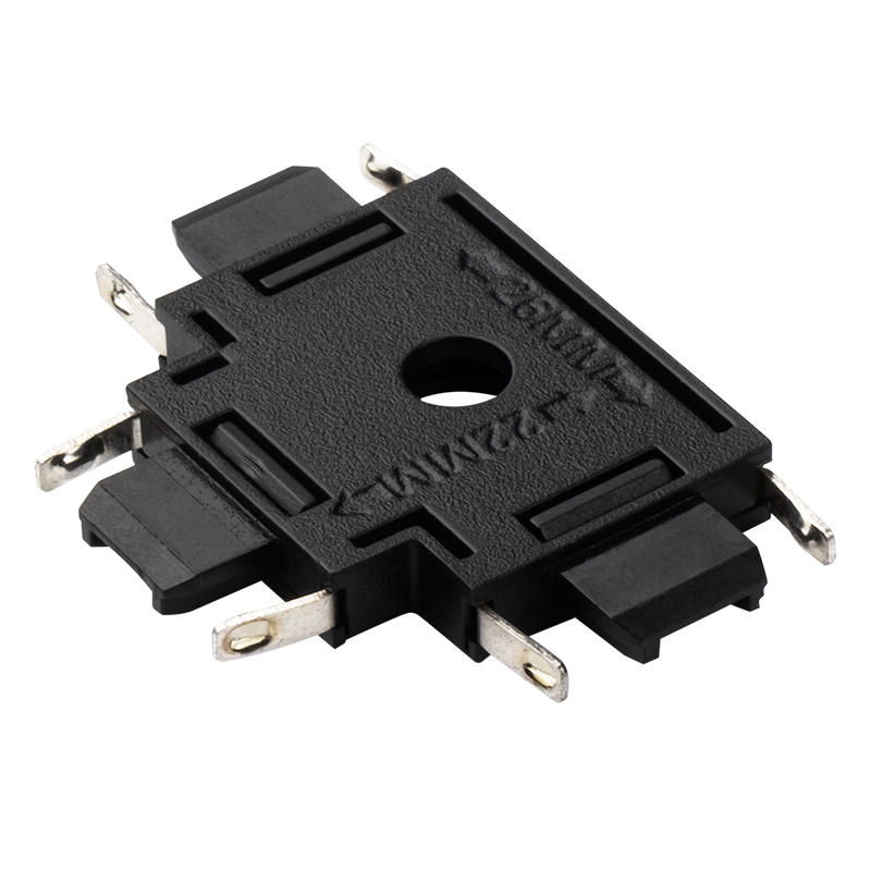 MTR16 CT-BL Коннектор черный T-обр.