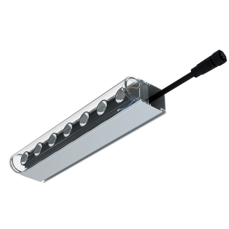 Модерн v2.0 4 Оптик 250мм (16Вт/м) 48В DC CRI80 4000К 15х60° (Профиль, транзитное штепсельное соединение)