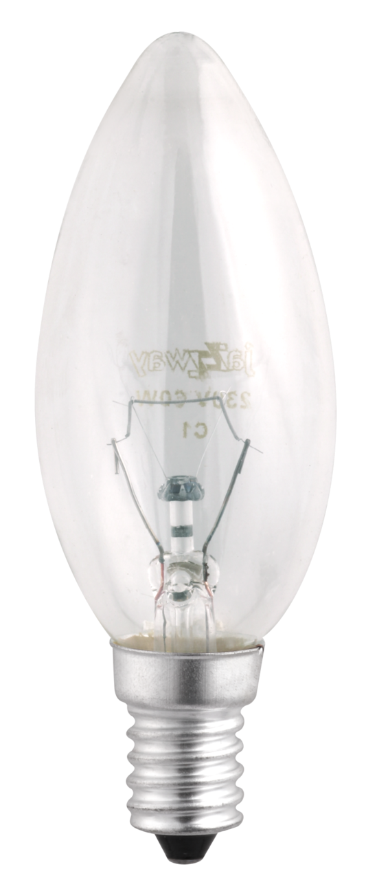 B35 240V 60w E14 clear