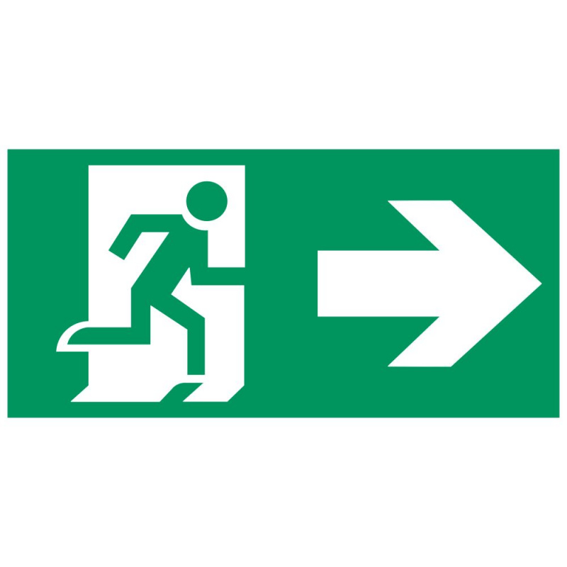 Аксессуар. Пиктограмма "Направление к эвакуационному выходу направо". Курсор