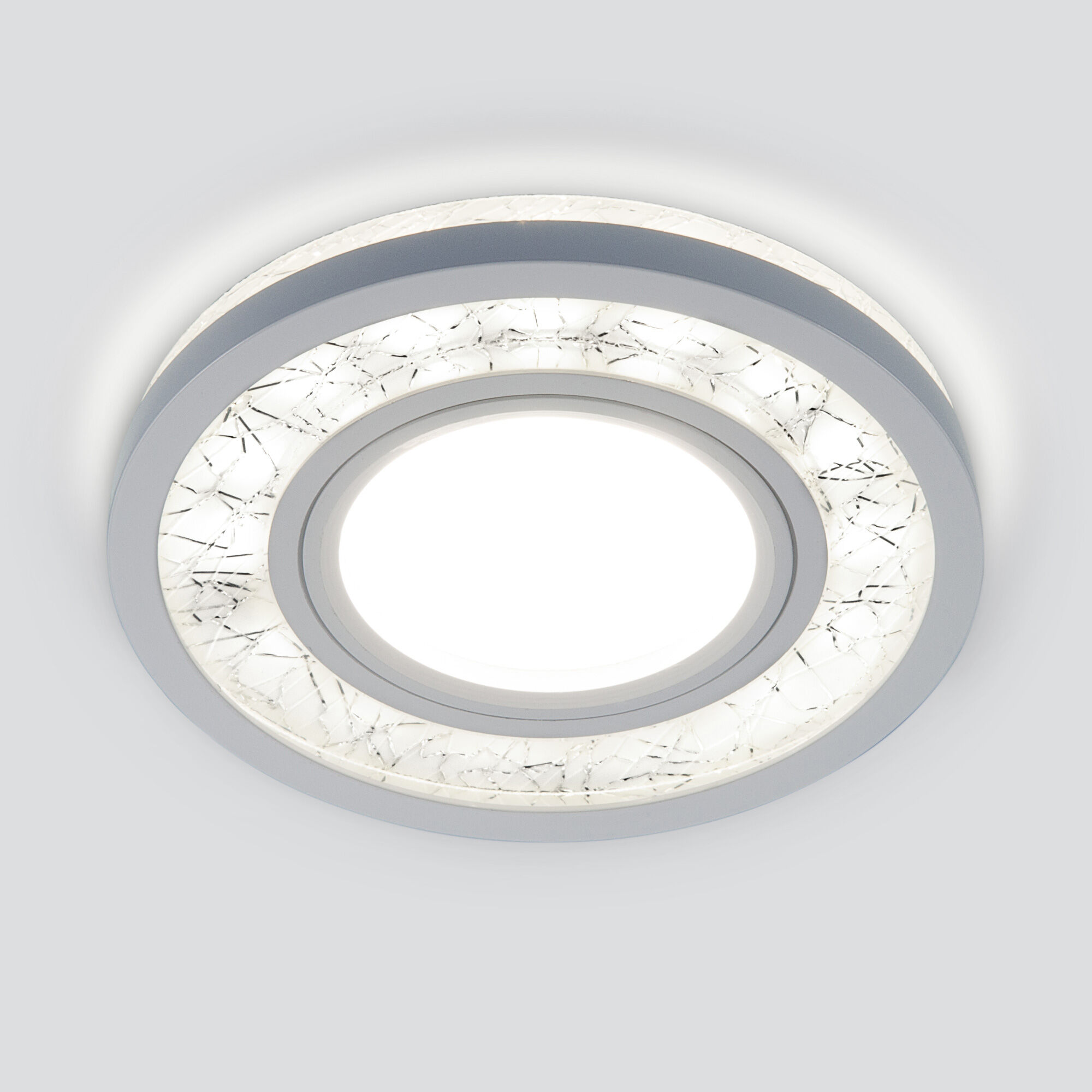 Светильник встраиваемый белый / серебро 7020 MR16