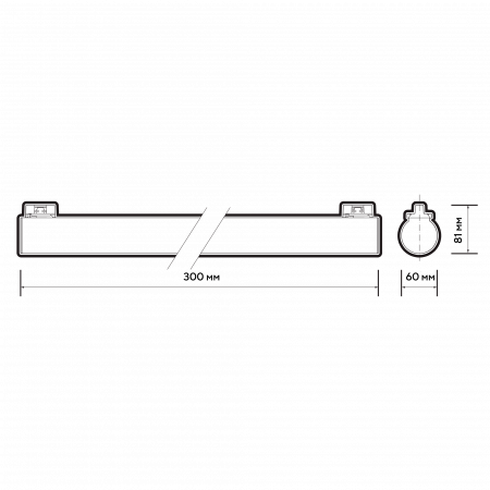 PTR 4612 12W 4000K 165° WH IP40