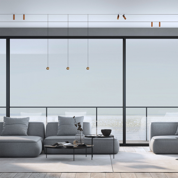 Slim Magnetic Умный трековый светильник 7W 2700-6500K Dim Cubo латунь 85070/01