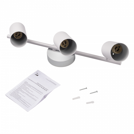 PCL 0403 3xGU10 WH 230V IP20