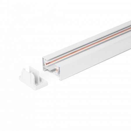 Basic System Шинопровод  3м в комплекте ввод питания и заглушка белый 85081/00