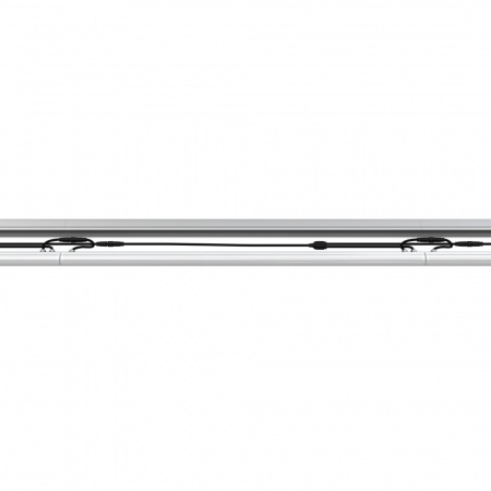 Модерн v2.0 18 1000мм (18Вт/м) 48В DC 1 пикс. RGBW DMX CRI80 3000К Опал (Профиль, козырек, транзитное штепсельное соединение)