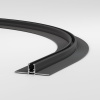 Mini Magnetic Шинопровод под ГКЛ 12,5мм черный Ø900 85220/00