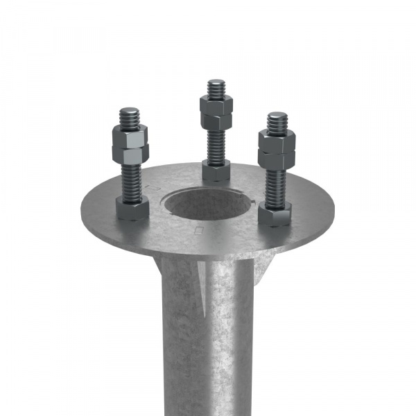 Аксессуар. Фланец закладной в грунт. Пилар