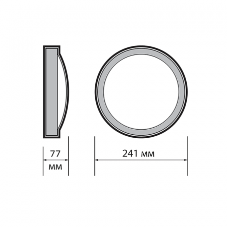 PBH-PC6-E3 18W 4000K WHITE с БАП IP65