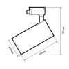 PTR 0715 15w 5000K 24° WH IP40