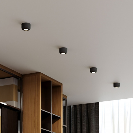 Светильник встраиваемый светодиодный Onde 7W 4000K чёрный 25088/LED