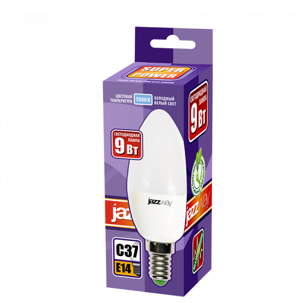 PLED-SP C37 9w E14 5000K