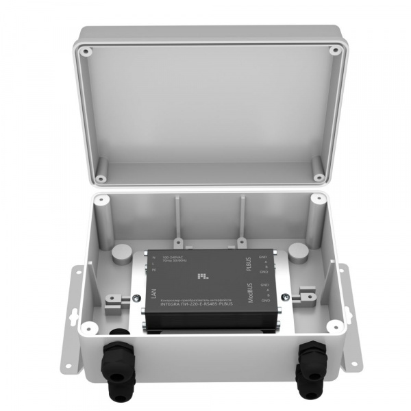 Оборудование СУО. Преобразователь интерфейсов Integra ПИ-220-E-RS485-PLBUS IP54