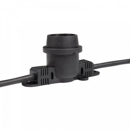 PBL-S80/L48+1.5 Black E27 IP65