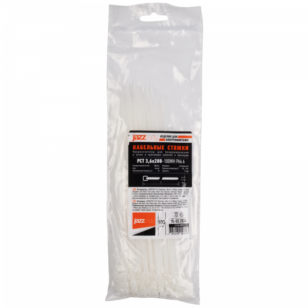 PCT 3,6x200-100WH PA6.6