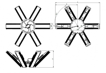 Светильник светодиодный HIGH BAY 576 Вт