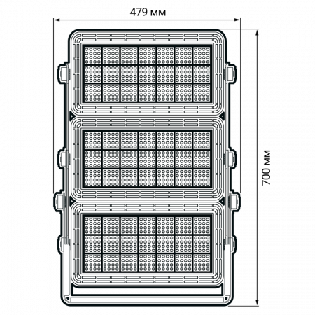 Прожектор светодиодный PFL-Sport 02 750w 5700K IP66