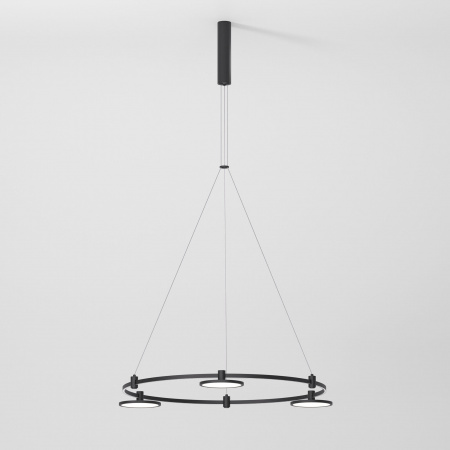 Esthetic Magnetic Шинопровод с тросовыми креплениями Round черный Ø800 85138/00