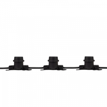 PBL-S80/L48+1.5 Black E27 IP65