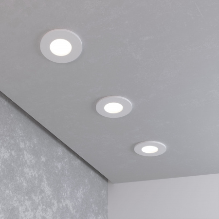 Влагозащищенный точечный светильник 125 MR16 белый матовый