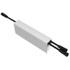 Модерн v2.0 4 200мм (18Вт/м) 48В DC 1 пикс. RGBW DMX CRI80 3000К Опал (Профиль, козырек, транзитное штепсельное соединение)