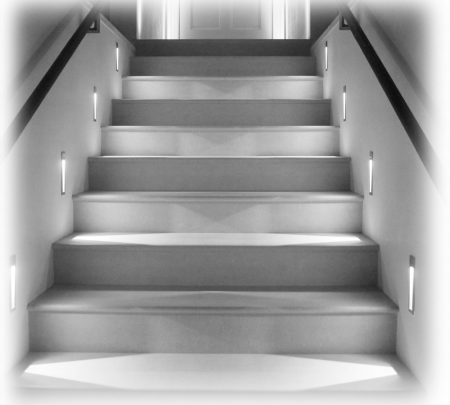 Светильник светодиодный PST/W S230080 3W 4000K Grey IP65 накладной для подсветки стен и ступеней