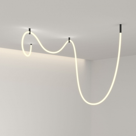 Гибкий неон 336Led 12W IP20 3000K Full light круглый теплый белый, 5 м без крепежа 24V 12W 336Led 2835 IP20