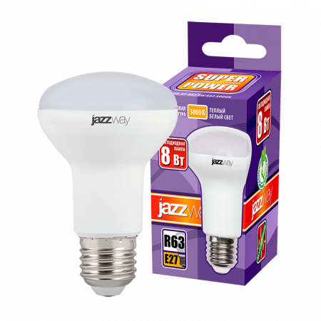 PLED-SP R63 8w E27 3000K