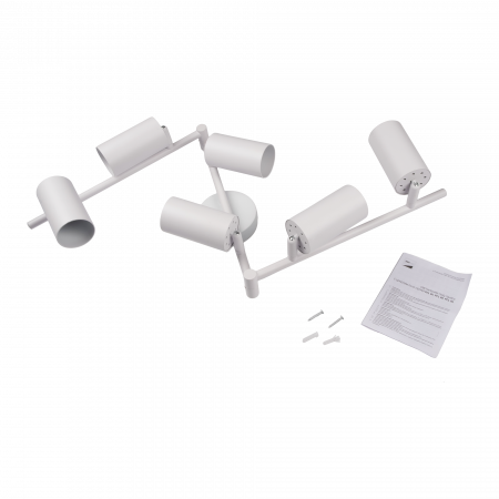 PCL 0606 6xGU10 WH 230V IP20