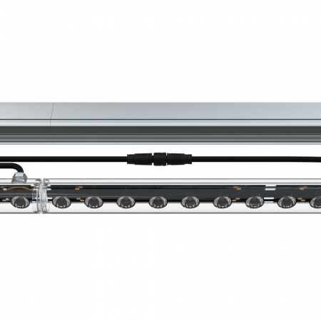 Модерн v2.0 6 Оптик 750мм (8Вт/м) 48В DC CRI80 3000К 25° (Профиль, козырек, транзитное штепсельное соединение)