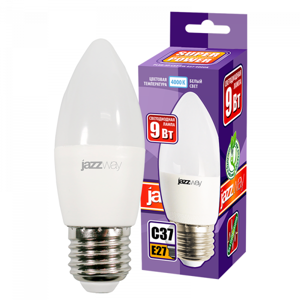 PLED-SP C37 9w E27 4000K