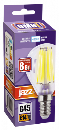 PLED OMNI G45 8w E14 4000K CL
