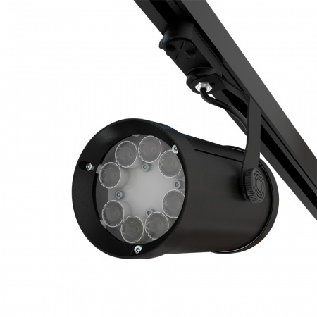 Акцент 16 CRI80 5000К 50° RAL9005 Муар Трековый шинопровод