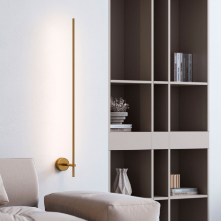 Светильник настенный светодиодный Fine LED 3000К 40132/LED латунь