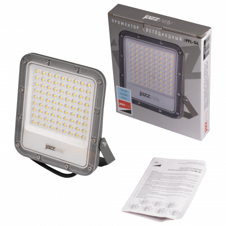 Прожектор светодиодный PFL-S4-50W 6500K 80° IP65