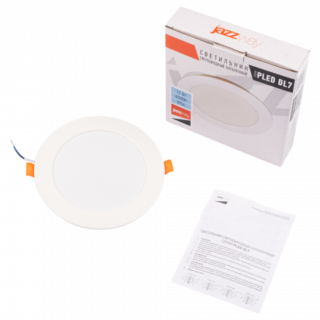 PLED DL7 12W 6500K WH IP54