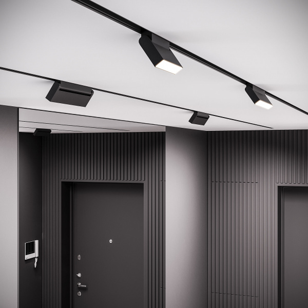 Slim Magnetic Трековый светильник 12W 4200K Kos чёрный 85085/01