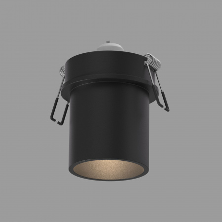 Светильник встраиваемый Moll GU10 чёрный 25005/01