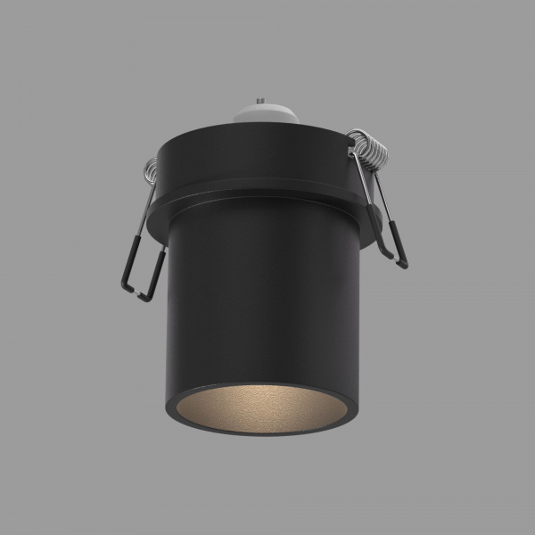 Светильник встраиваемый Moll GU10 чёрный 25005/01