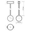 MTR16 3010P-1m 10W 4000K 100° BL IP20