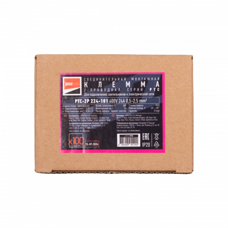 PTC-2P 224-101 400V 24A 0,5-2,5 mm2/100шт./