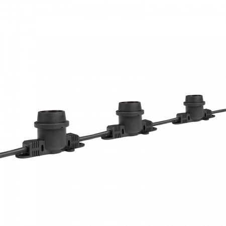 PBL-S60/L18+1.5 Black E27 IP65