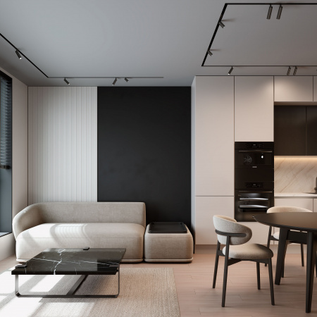 Slim Magnetic Умный трековый светильник 14W 2700-6500K Dim Dual чёрный 85056/01