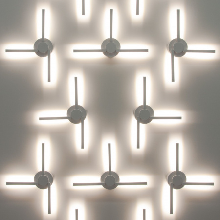 Lever белый уличный светодиодный светильник с поворотным механизмом 1665 TECHNO LED