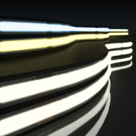 Лента светодиодная 576Led 13W IP20 MIX 3300/6500 теплый белый/холодный белый COB 24V 576Led 13W IP20