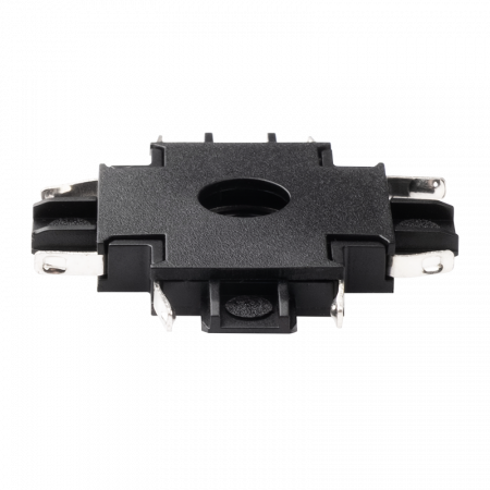 MTR16 CX-BL Коннектор черный X-обр.