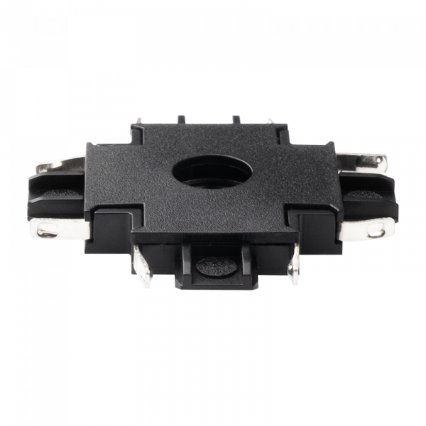 MTR16 CX-BL Коннектор черный X-обр.